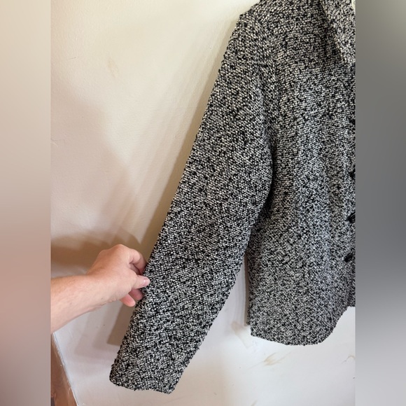 Coldwater Creek Women’s M Silk blend tweed Jacket Minimalist Capsule Wardrobe - Picture 2 of 8